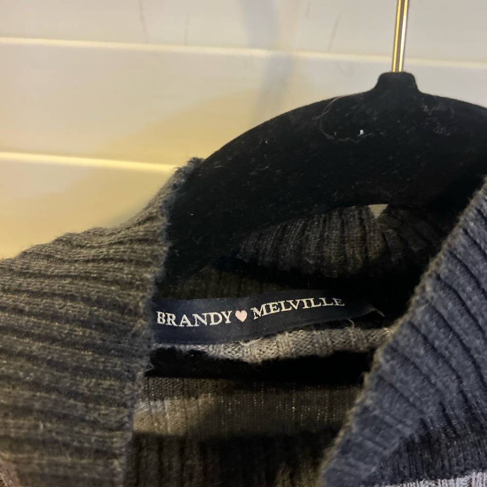 Brandy Melville Striped Turtleneck Sweater